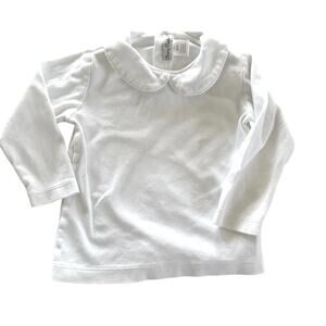 Classy Couture White Long Sleeve Top - 24 Months